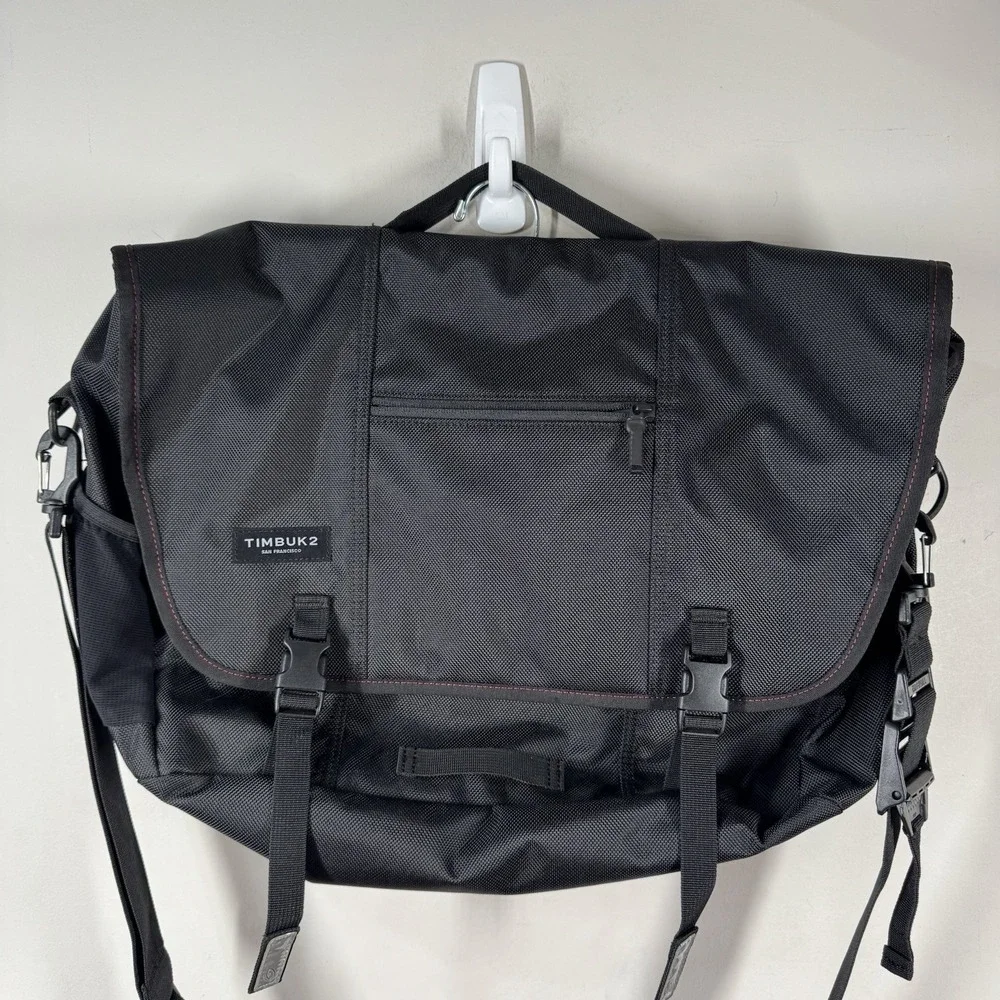 Timbuk2 Dell Classic Prompt Messenger Crossbody Commuter Bag Black